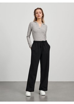 Sinsay - Spodnie - czarny ze sklepu Sinsay w kategorii Spodnie damskie - zdjęcie 168238721