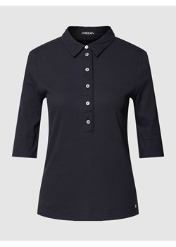 Koszulka polo o prążkowanej fakturze model ‘ESSENTIALS’ ze sklepu Peek&Cloppenburg  w kategorii Bluzki damskie - zdjęcie 168244290