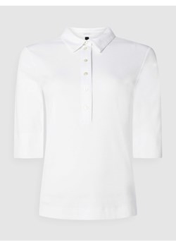 Koszulka polo o prążkowanej fakturze model ‘ESSENTIALS’ ze sklepu Peek&Cloppenburg  w kategorii Bluzki damskie - zdjęcie 168244342