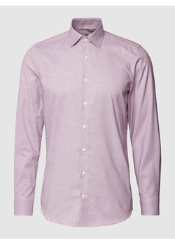 Koszula biznesowa o kroju body fit z kołnierzykiem typu kent ze sklepu Peek&Cloppenburg  w kategorii Koszule męskie - zdjęcie 168244371