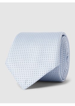 Krawat jedwabny z graficznym wzorem na całej powierzchni ze sklepu Peek&Cloppenburg  w kategorii Krawaty - zdjęcie 168247291