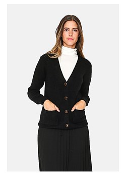 William de Faye Kardigan w kolorze czarnym ze sklepu Limango Polska w kategorii Swetry damskie - zdjęcie 168247773