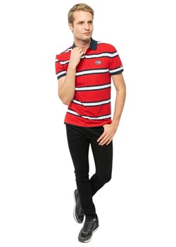 polo męskie tommy jeans dm0dm07777 0e9 czerwony ze sklepu Royal Shop w kategorii T-shirty męskie - zdjęcie 168249432