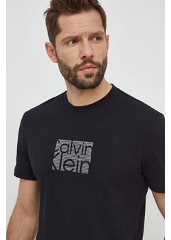 Calvin Klein t-shirt bawełniany męski kolor czarny z aplikacją ze sklepu ANSWEAR.com w kategorii T-shirty męskie - zdjęcie 168250854