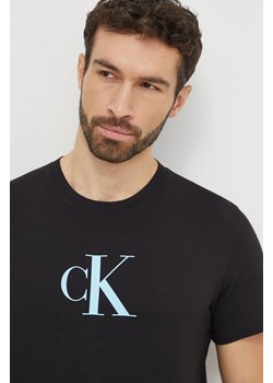 Calvin Klein t-shirt bawełniany męski kolor czarny z nadrukiem ze sklepu ANSWEAR.com w kategorii T-shirty męskie - zdjęcie 168250864