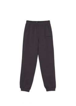 Cropp - Ciemnoszare dresowe joggery z haftem - szary ze sklepu Cropp w kategorii Spodnie damskie - zdjęcie 168254113