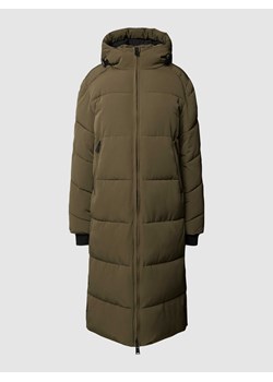 Płaszcz pikowany z kapturem ze sklepu Peek&Cloppenburg  w kategorii Płaszcze damskie - zdjęcie 168257753