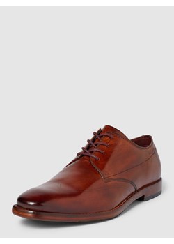 Buty sznurowane w jednolitym kolorze model ‘Mansaro’ ze sklepu Peek&Cloppenburg  w kategorii Buty eleganckie męskie - zdjęcie 168258351