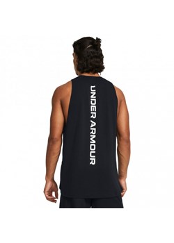 Męski top do koszykówki Under Armour UA Zone Tank  - czarny ze sklepu Sportstylestory.com w kategorii T-shirty męskie - zdjęcie 168259243