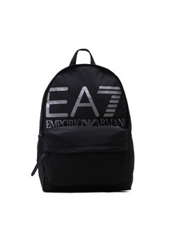 Plecak EA7 Emporio Armani 245063 2F909 20921 Black/Silver Logo ze sklepu eobuwie.pl w kategorii Plecaki - zdjęcie 168262340