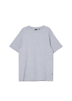 Cropp - Szara bawełniana koszulka - jasny szary ze sklepu Cropp w kategorii T-shirty męskie - zdjęcie 168266162