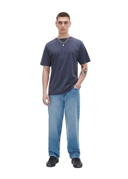 Cropp - Szara bawełniana koszulka - szary ze sklepu Cropp w kategorii T-shirty męskie - zdjęcie 168266180