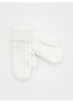 Reserved - Rękawiczki jednopalczaste - złamana biel ze sklepu Reserved w kategorii Rękawiczki damskie - zdjęcie 168267021