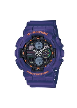 Zegarek G-Shock GA-140-6AER Fioletowy ze sklepu eobuwie.pl w kategorii Zegarki - zdjęcie 168269474