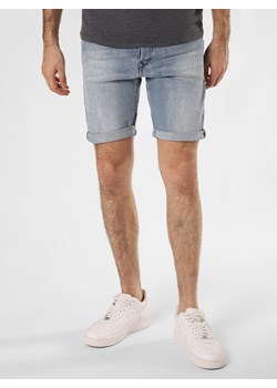 Replay Męskie spodenki jeansowe Mężczyźni Bawełna light stone jednolity ze sklepu vangraaf w kategorii Spodenki męskie - zdjęcie 168270601