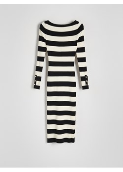 Reserved - Dopasowana sukienka w prążek - wielobarwny ze sklepu Reserved w kategorii Sukienki - zdjęcie 168271242