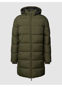 Płaszcz pikowany z kapturem model ‘COOPER’ ze sklepu Peek&Cloppenburg  w kategorii Płaszcze męskie - zdjęcie 168272250