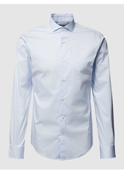 Koszula biznesowa o kroju slim fit z kołnierzykiem typu cutaway model ‘FARRELL’ ze sklepu Peek&Cloppenburg  w kategorii Koszule męskie - zdjęcie 168273160
