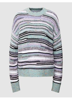 Sweter z dzianiny z obniżonymi ramionami ze sklepu Peek&Cloppenburg  w kategorii Swetry damskie - zdjęcie 168273250