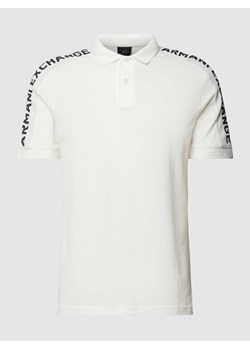 Koszulka polo z napisem z logo model ‘Shoulder Piping’ ze sklepu Peek&Cloppenburg  w kategorii T-shirty męskie - zdjęcie 168273490