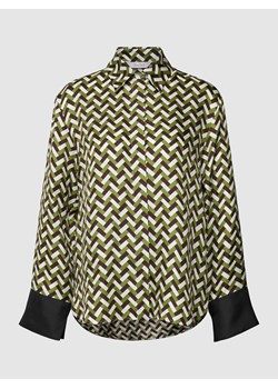 Bluzka koszulowa z jedwabiu ze wzorem na całej powierzchni model ‘PROCIDA’ ze sklepu Peek&Cloppenburg  w kategorii Koszule damskie - zdjęcie 168273711