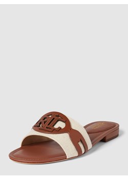 Sandały z naszywką z logo model ‘ALEGRA’ ze sklepu Peek&Cloppenburg  w kategorii Klapki damskie - zdjęcie 168274373