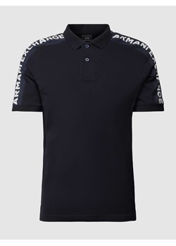 Koszulka polo z napisem z logo model ‘Shoulder Piping’ ze sklepu Peek&Cloppenburg  w kategorii T-shirty męskie - zdjęcie 168275204