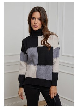 Soft Cashmere Golf w kolorze czarno-szaro-beżowym ze sklepu Limango Polska w kategorii Swetry damskie - zdjęcie 168281132