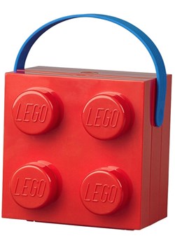 LEGO Pojemnik &quot;Brick 4&quot; w kolorze czerwonym na lunch - 16,5 x 11,6 x 17,3 cm ze sklepu Limango Polska w kategorii Zabawki - zdjęcie 168281753