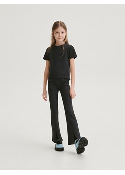 Reserved - Spodnie flare - ciemnoszary ze sklepu Reserved w kategorii Spodnie dziewczęce - zdjęcie 168283231