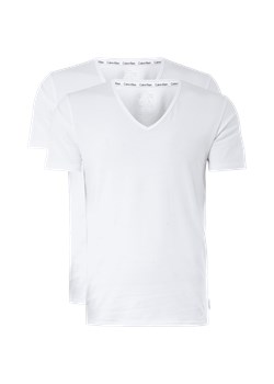 T-shirt z dekoltem w serek - zestaw 2 szt. ze sklepu Peek&Cloppenburg  w kategorii T-shirty męskie - zdjęcie 168292172