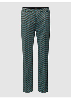 Spodnie materiałowe ze wzorem na całej powierzchni model ‘MARON’ ze sklepu Peek&Cloppenburg  w kategorii Spodnie damskie - zdjęcie 168292532