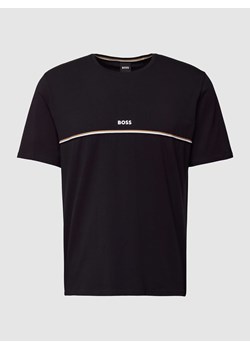 T-shirt z paskami w kontrastowym kolorze model ‘Unique’ ze sklepu Peek&Cloppenburg  w kategorii T-shirty męskie - zdjęcie 168292651