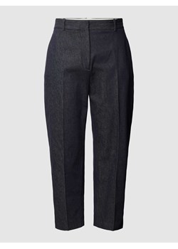 Spodnie materiałowe PLUS SIZE o kroju tapered fit w kant ze sklepu Peek&Cloppenburg  w kategorii Spodnie damskie - zdjęcie 168292924