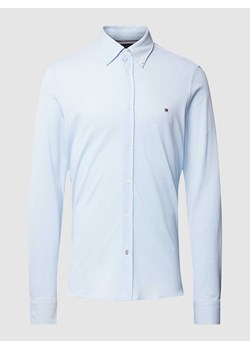 Koszula casualowa o kroju slim fit z efektem melanżowym ze sklepu Peek&Cloppenburg  w kategorii Koszule męskie - zdjęcie 168293172