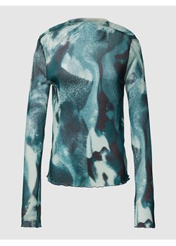 Bluzka z długim rękawem i wzorem na całej powierzchni model ‘Esami’ ze sklepu Peek&Cloppenburg  w kategorii Bluzki damskie - zdjęcie 168293264