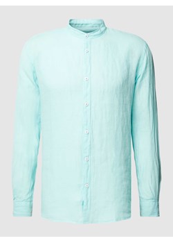 Koszula casualowa z lnu ze stójką ze sklepu Peek&Cloppenburg  w kategorii Koszule męskie - zdjęcie 168293450