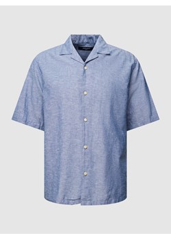 Koszula casualowa z dodatkiem lnu i wzorem w paski model ‘SUMMER’ ze sklepu Peek&Cloppenburg  w kategorii Koszule męskie - zdjęcie 168293622