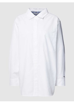Bluzka o kroju oversized z wykładanym kołnierzem model ‘OXFORD’ ze sklepu Peek&Cloppenburg  w kategorii Koszule damskie - zdjęcie 168293644