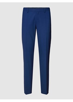 Spodnie do garnituru o kroju slim fit z mieszanki żywej wełny model ‘Genius’ ze sklepu Peek&Cloppenburg  w kategorii Spodnie męskie - zdjęcie 168294270