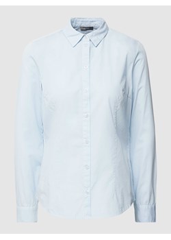 Bluzka koszulowa w jednolitym kolorze ze sklepu Peek&Cloppenburg  w kategorii Koszule damskie - zdjęcie 168294272