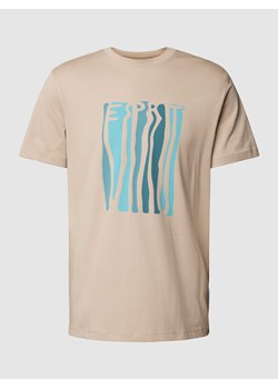 T-shirt z nadrukiem z logo ze sklepu Peek&Cloppenburg  w kategorii T-shirty męskie - zdjęcie 168294491