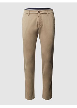 Chinosy o kroju modern fit z diagonalu model ‘Bologna’ ze sklepu Peek&Cloppenburg  w kategorii Spodnie męskie - zdjęcie 168294581