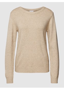 Sweter z dzianiny z okrągłym dekoltem model ‘Viril’ ze sklepu Peek&Cloppenburg  w kategorii Swetry damskie - zdjęcie 168294821