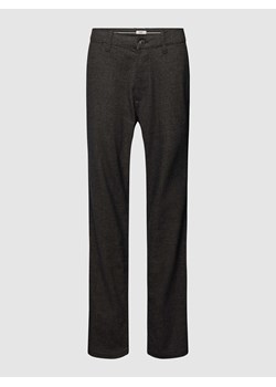 Chinosy z fakturowanym wzorem model ‘BRUSHED’ ze sklepu Peek&Cloppenburg  w kategorii Spodnie męskie - zdjęcie 168294890