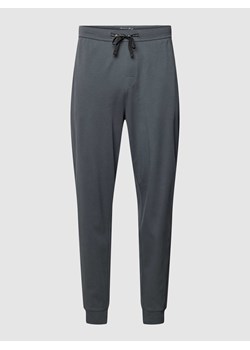 Spodnie dresowe w jednolitym kolorze ze sklepu Peek&Cloppenburg  w kategorii Spodnie męskie - zdjęcie 168295144
