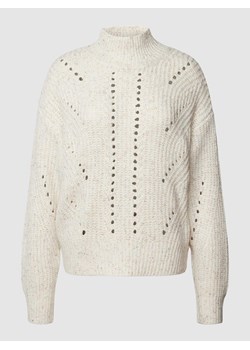 Sweter z dzianiny z ażurowym wzorem ze sklepu Peek&Cloppenburg  w kategorii Swetry damskie - zdjęcie 168295231
