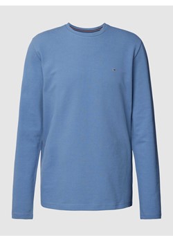 Bluzka z długim rękawem i fakturowanym wzorem ze sklepu Peek&Cloppenburg  w kategorii T-shirty męskie - zdjęcie 168295430