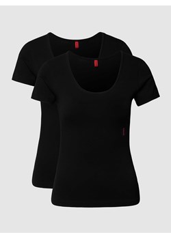 T-shirt z nadrukiem z logo ze sklepu Peek&Cloppenburg  w kategorii Bluzki damskie - zdjęcie 168295511