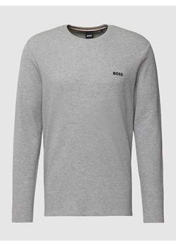 Bluzka z długim rękawem i wyhaftowanym logo ze sklepu Peek&Cloppenburg  w kategorii T-shirty męskie - zdjęcie 168295573